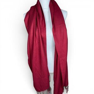 Dark Red Pashmina Scarf